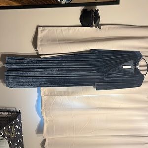 Baltic Born Sofia Velvet Maxi Dress in Blue